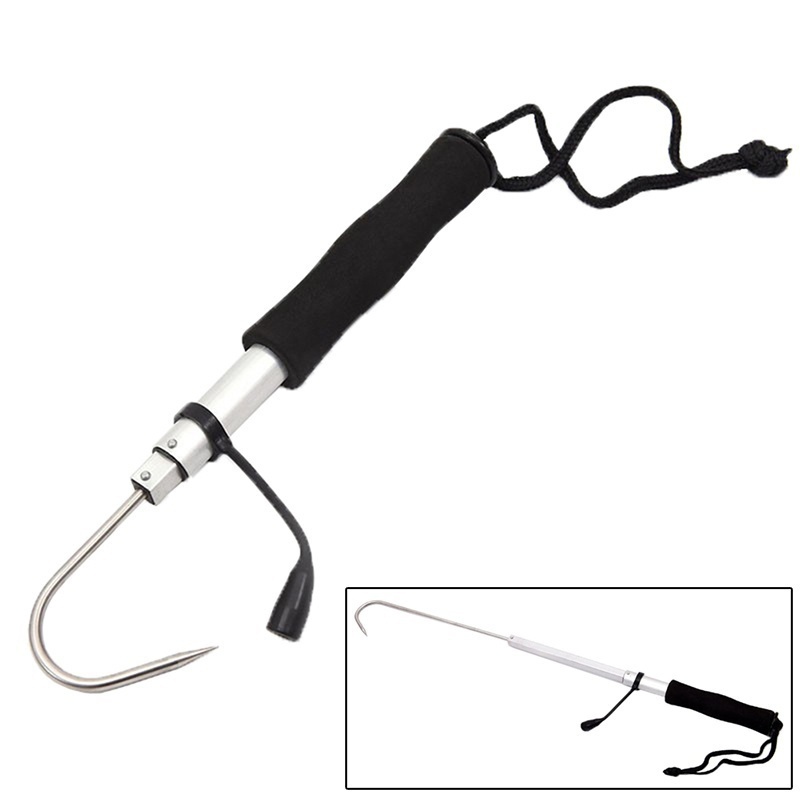 Fishing Hook Stainless Steel - خطاف صيد تلسكوبي قابل للسحب من