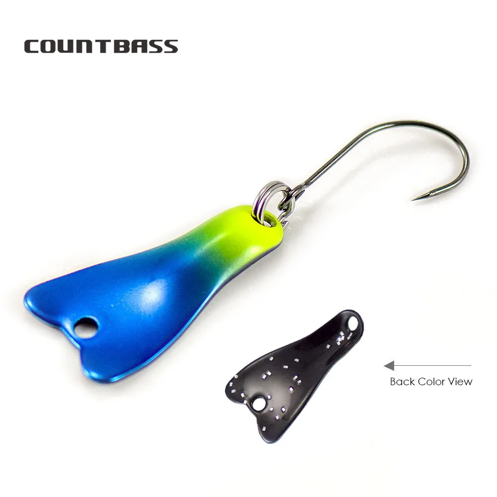 Fishing Hook Barbless - COUNTBASS 5/64oz 2g ملعقة صب مع