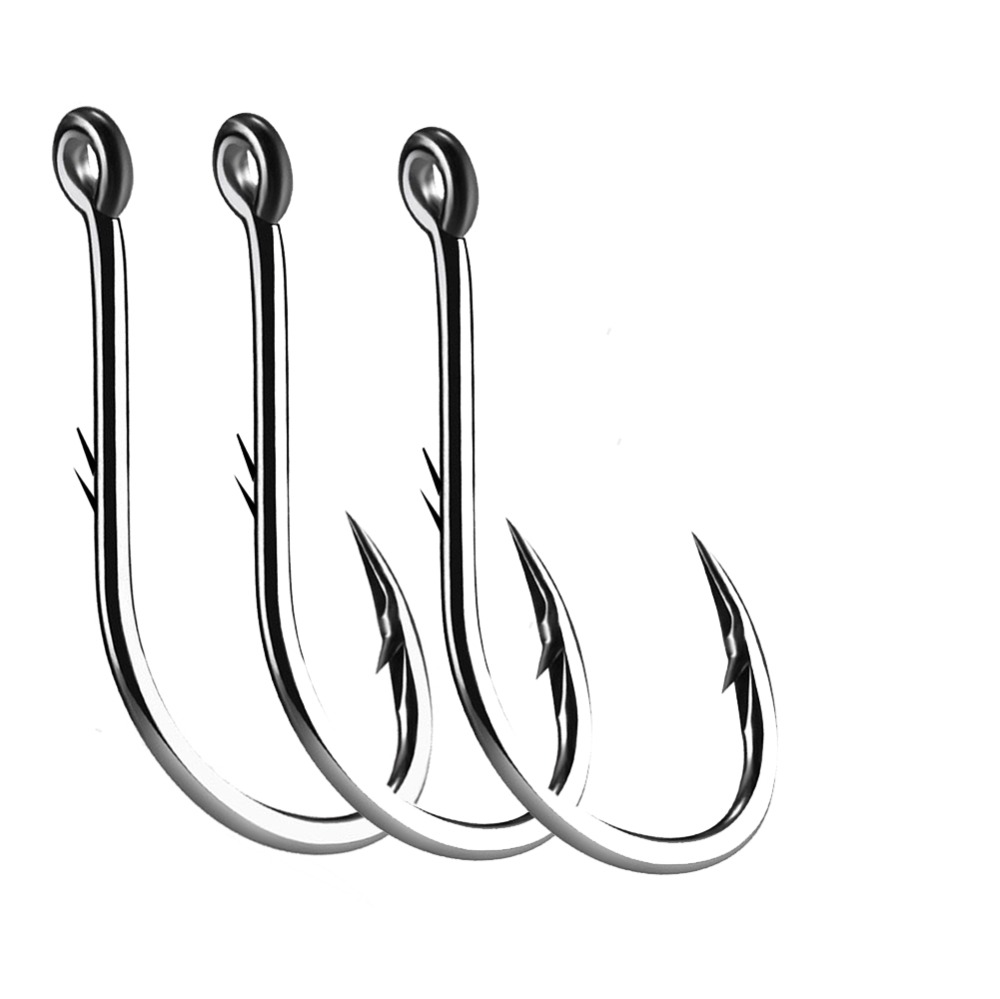 Fishing Hook Circle - 50 قطعة Iseama دائرة الكارب العينين