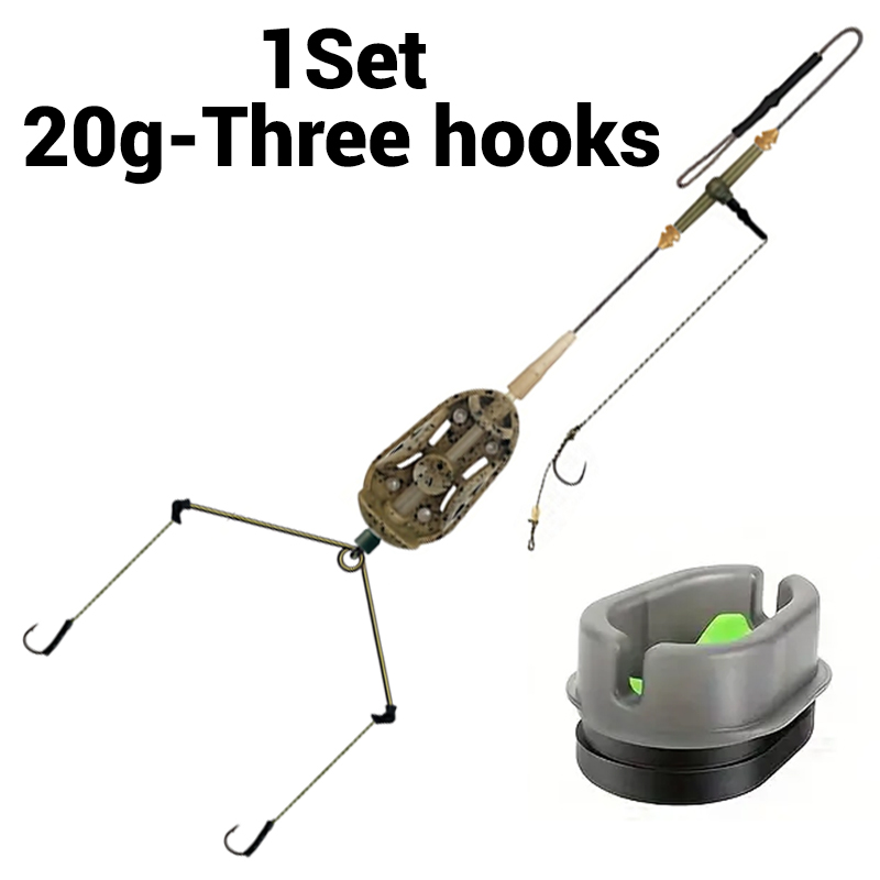 Fishing Hook Assortment - 3 أدوات شعر سمك الشبوط مربوطة