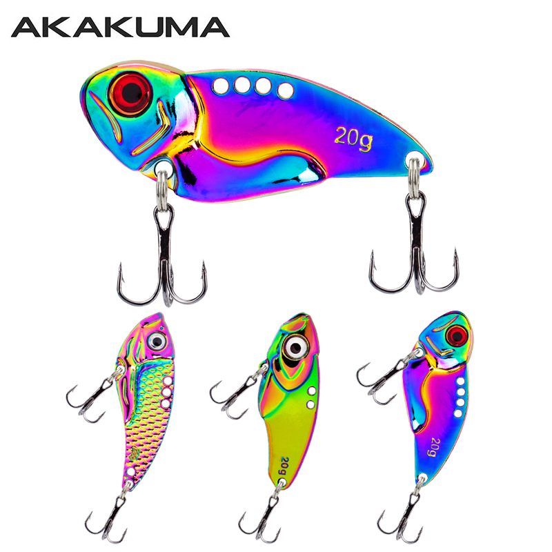 Fishing Hook Treble - 3 قطع طُعم صيد معدني ملون