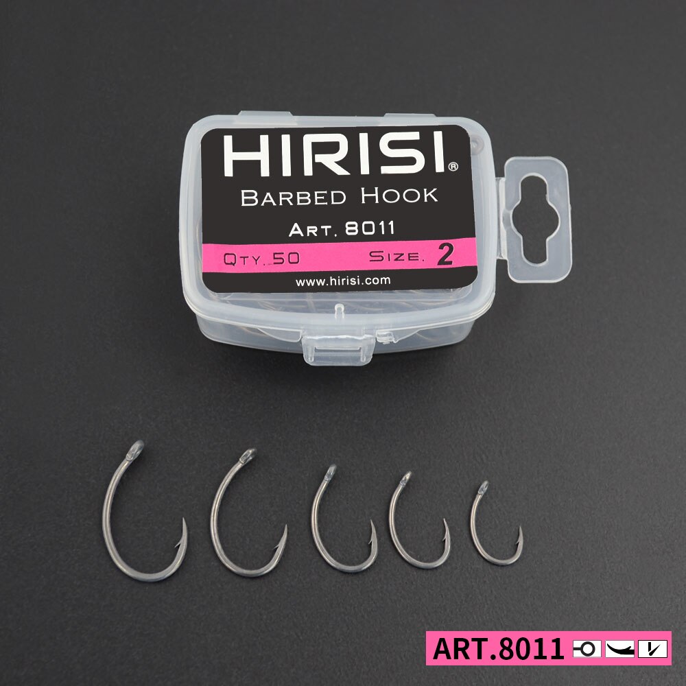 Fishing Hook Offset - خطافات صيد سمك الشبوط هيريسي 50-خطافات