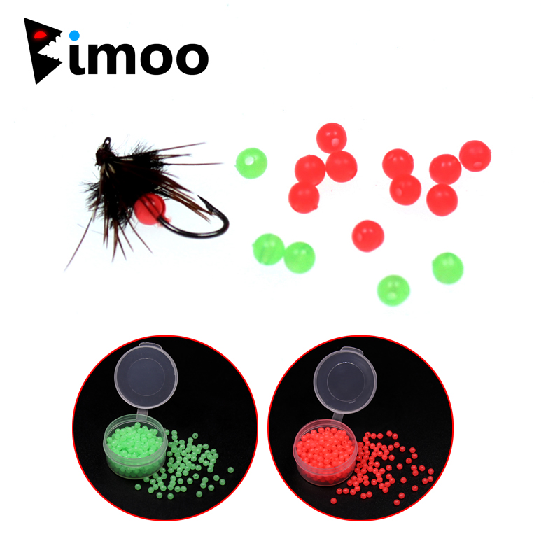 Fishing Hook Treble - Bimoo 200 قطعة/صندوق لينة توهج حبة
