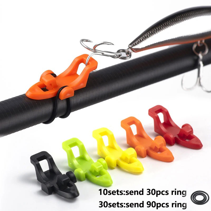 Fishing Hook Jig - 10-30 قطعة الصيد رود القطب هوك