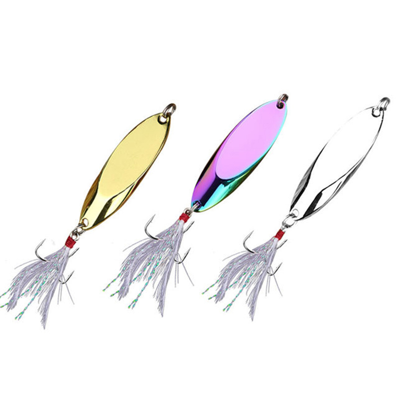 1 قطعة 2.5 جرام-35 جرام ملعقة  - مراجعة Fishing Hook Treble وسعره