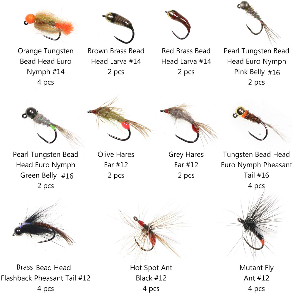 طقم 32 قطعة من طُعم صيد السمك  - مراجعة Fishing Hook Barbless وسعره