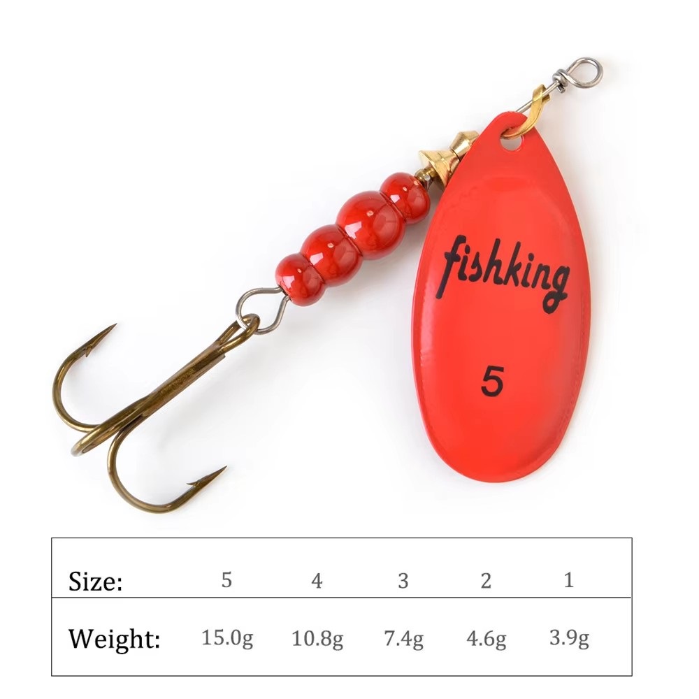 NGB سبينر الطعم 3.9 جرام 4.6 ج - مراجعة Fishing Hook Treble وسعره