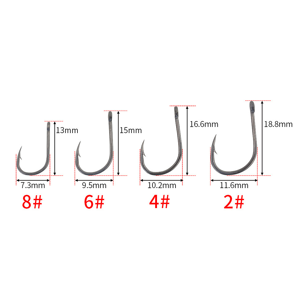 خطافات صيد سمك الشبوط المطلية  - مراجعة Fishing Hook وسعره