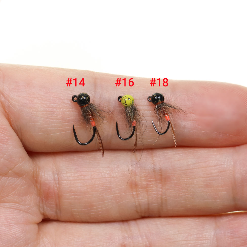 6 قطع طُعم صيد بالذبابة من الت - مراجعة Fishing Hook Barbless وسعره