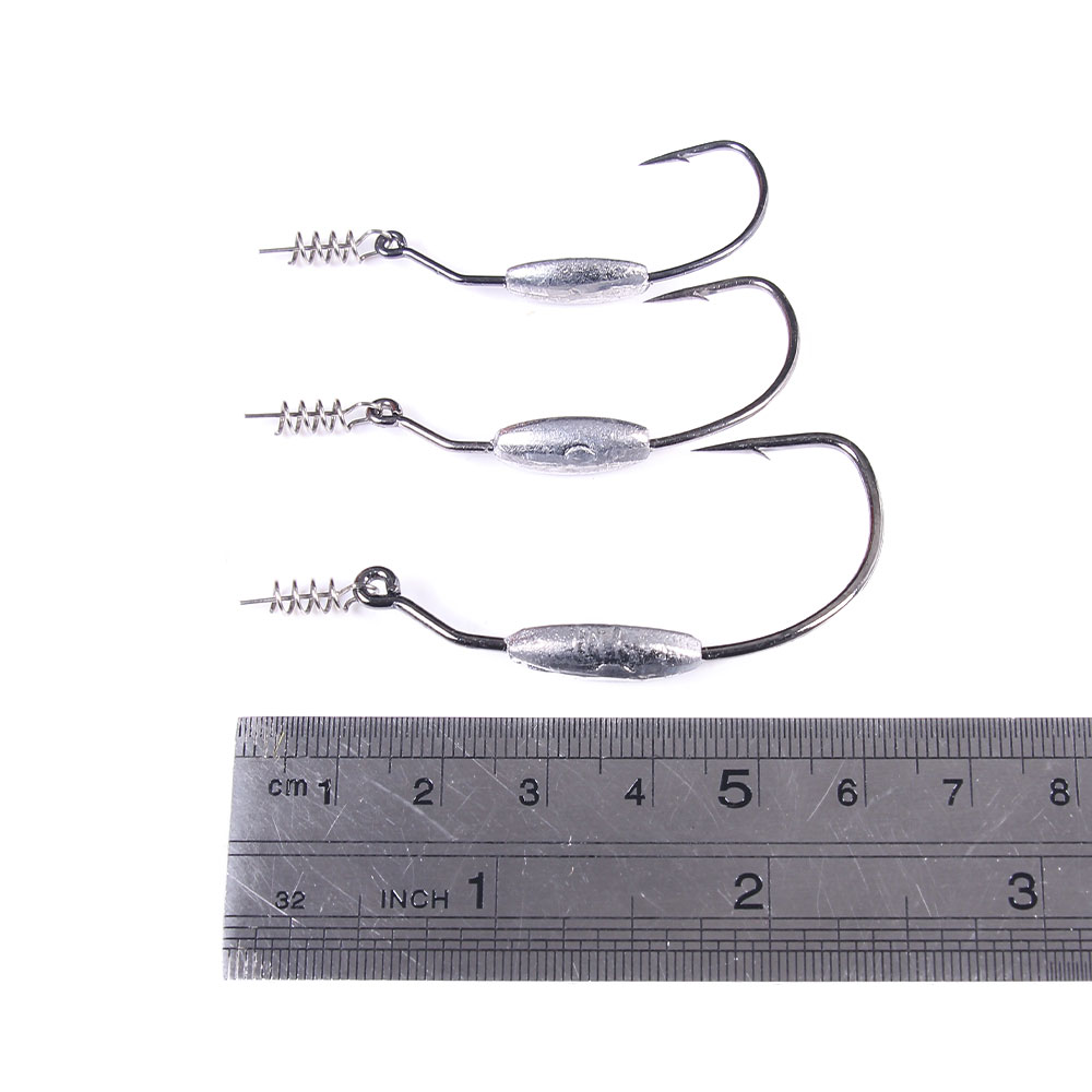 خطاف صيد مضاد للتشابك بوزن مُث - مراجعة Fishing Hook Offset وسعره