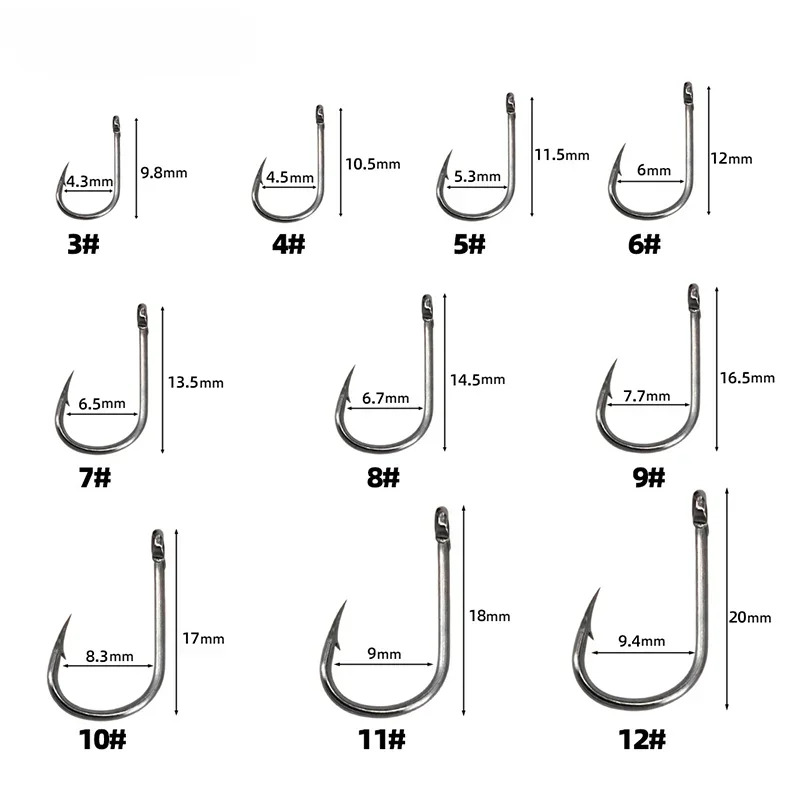 50-1600 قطعة/صندوق خطاف صيد ال - مراجعة Fishing Hook Assortment وسعره