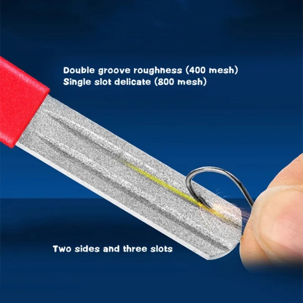 مبراة خطافات صيد السمك مزدوجة  - مراجعة Fishing Hook Sharpener وسعره