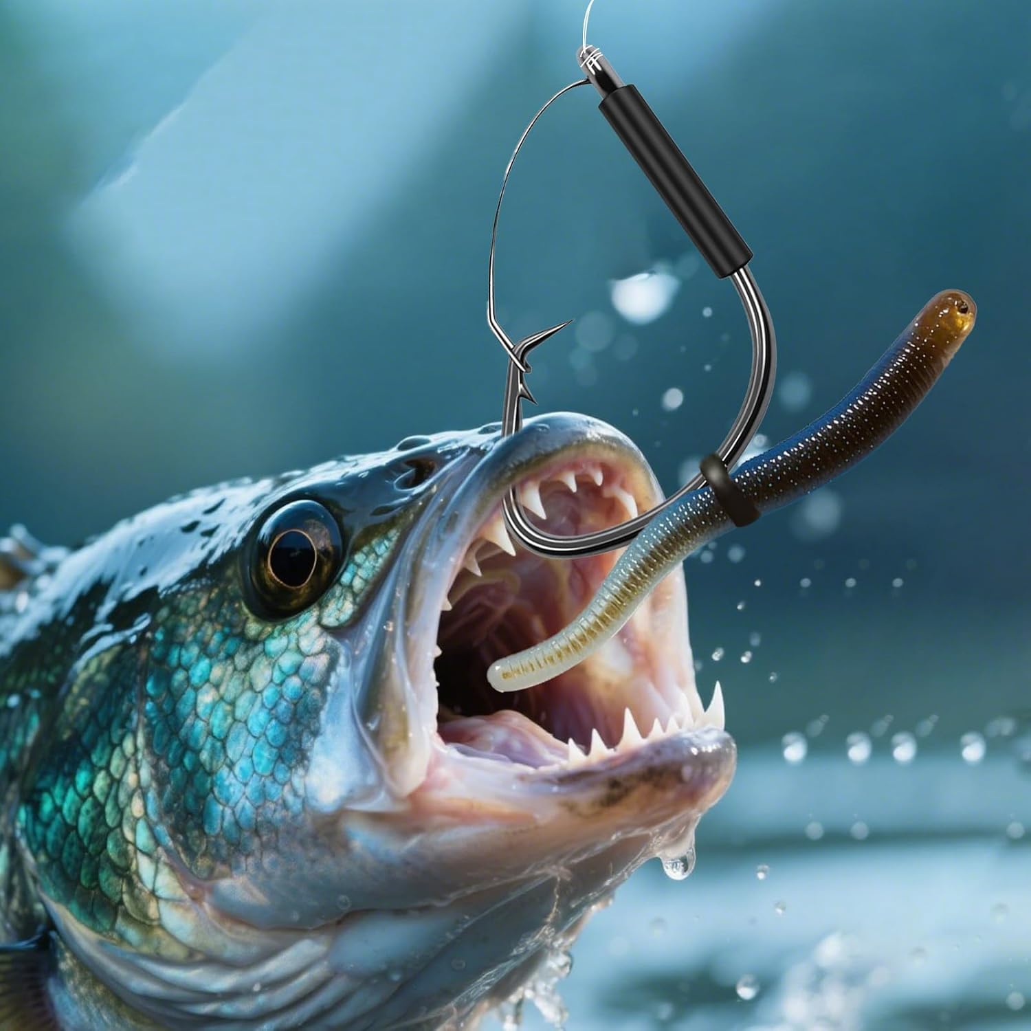 خطافات تلاعب أحمق بدون أعشاب م - مراجعة Fishing Hook Weedless وسعره