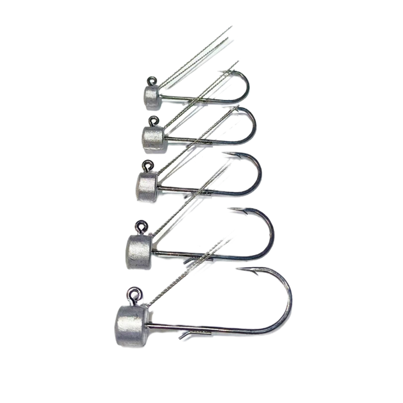 10 قطعة * الصيد الفطر شكل Ned  - مراجعة Fishing Hook Weedless وسعره
