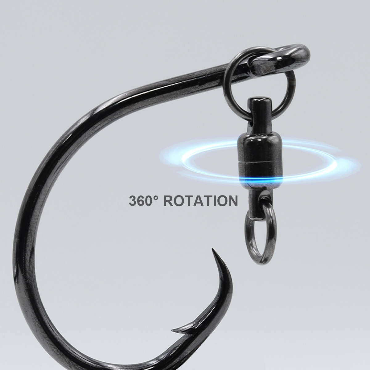 خطافات دائرية من ZYZHE مع حلقة - مراجعة Fishing Hook Offset وسعره