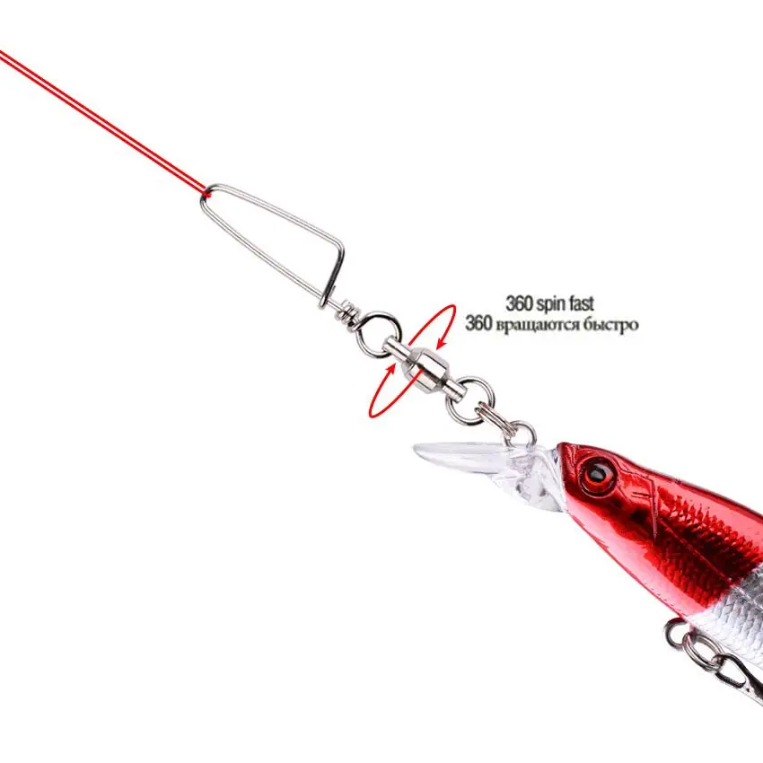 50 قطعة محمل كروي لصيد السمك م - مراجعة Fishing Hook Stainless Steel وسعره
