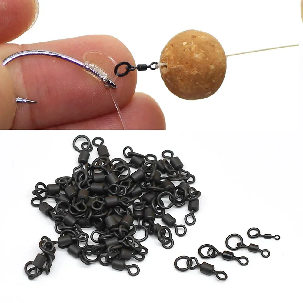 MNFT 50 قطعة خطاف مرن صغير دوا - مراجعة Fishing Hook Size وسعره