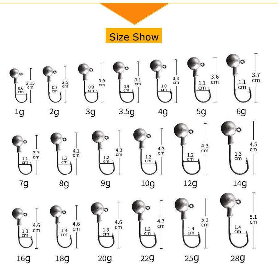 خطاف صيد WODJYJ بأوزان 1 جرام، - مراجعة Fishing Hook Offset وسعره