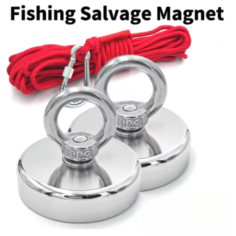 خطاف صيد نيوديميوم فائق القوة  - مراجعة Fishing Hook Stainless Steel وسعره