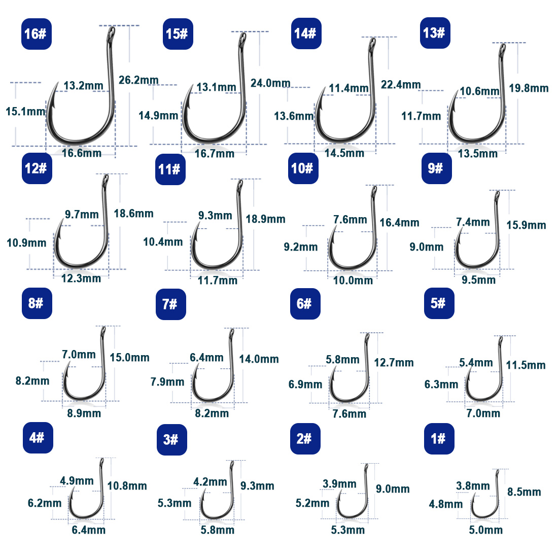 9 كجم Iseama الصيد السنانير 50 - مراجعة Fishing Hook Assortment وسعره