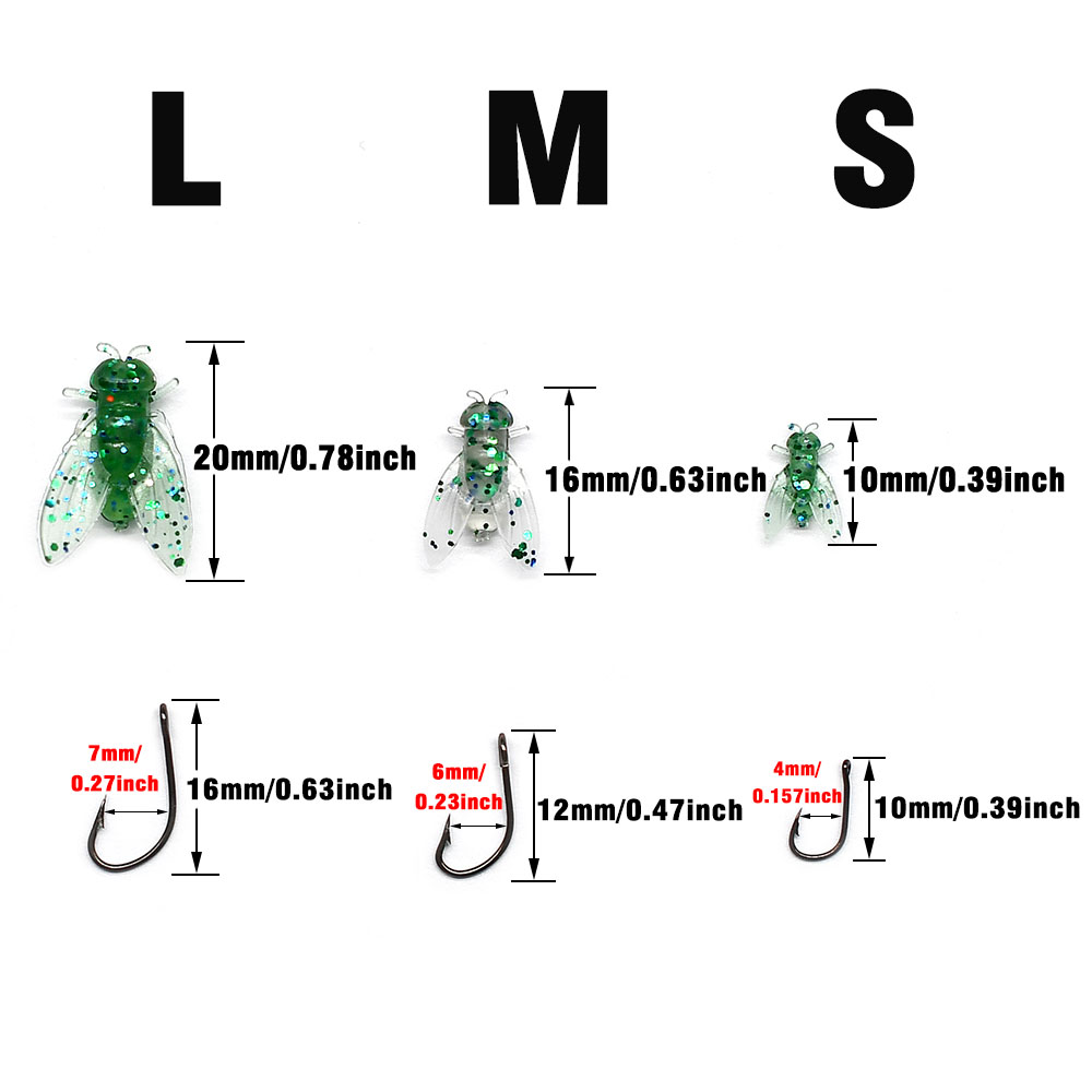 10 قطع طُعم صيد صناعي على شكل  - مراجعة Fishing Hook Assortment وسعره