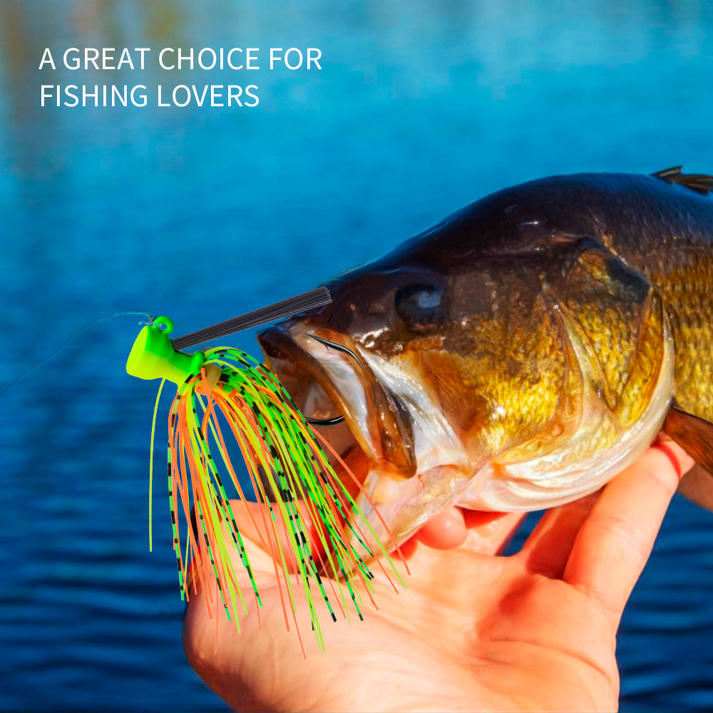 7 جرام 10 جرام 14 جرام تهزهز ه - مراجعة Fishing Hook Weedless وسعره