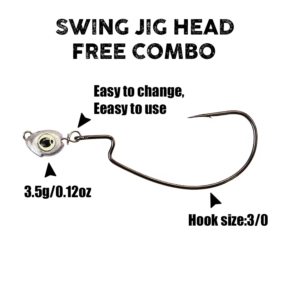 B&U رأس جيغ سوينغ تشيبوراشكا،  - مراجعة Fishing Hook Jig وسعره