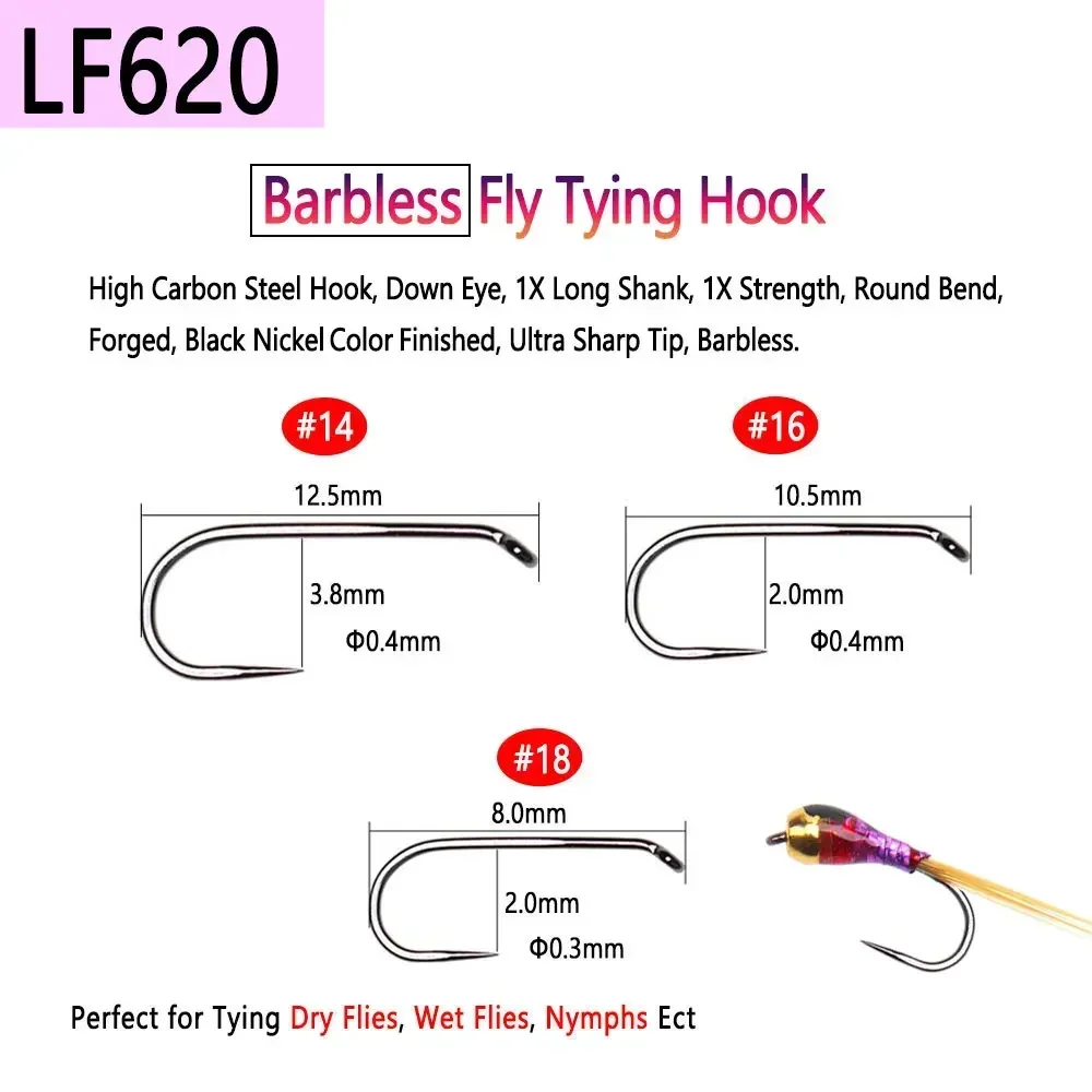 بيمو 100 قطعة 1 # ~22 #   الشا - مراجعة Fishing Hook Barbless وسعره
