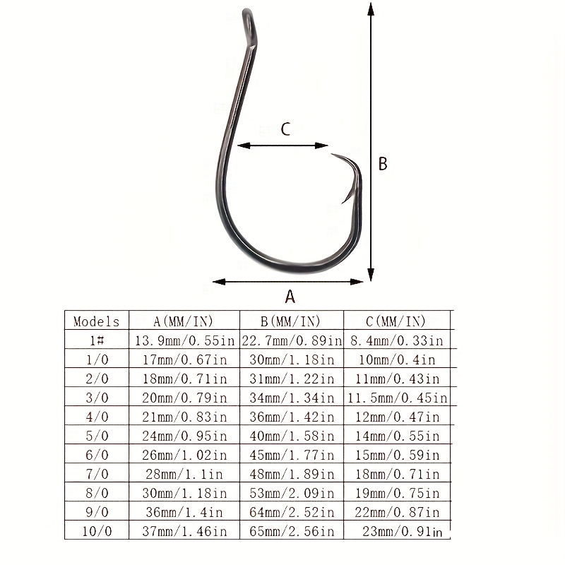50 قطعة خطاف دائري معدات صيد ا - مراجعة Fishing Hook Circle وسعره