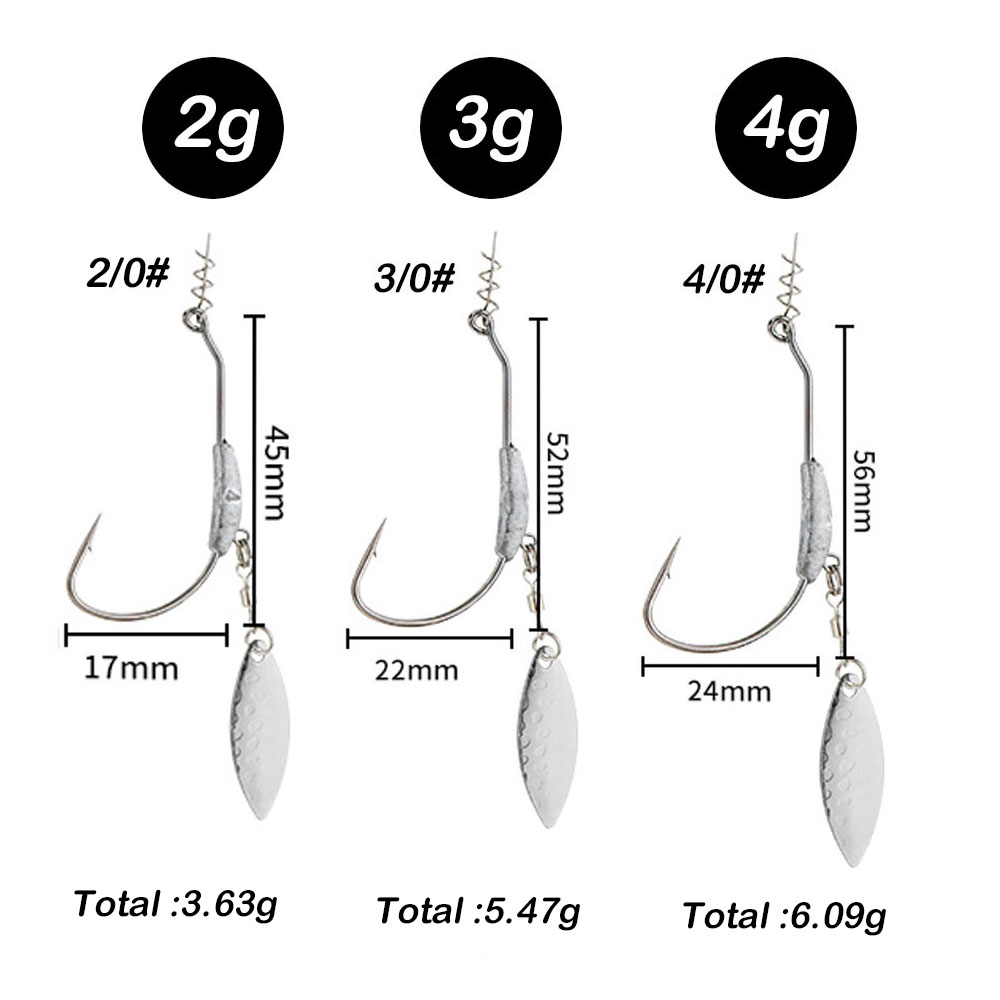 خطاف صيد السمك 2 جرام 3 جرام 4 - مراجعة Fishing Hook Assortment وسعره